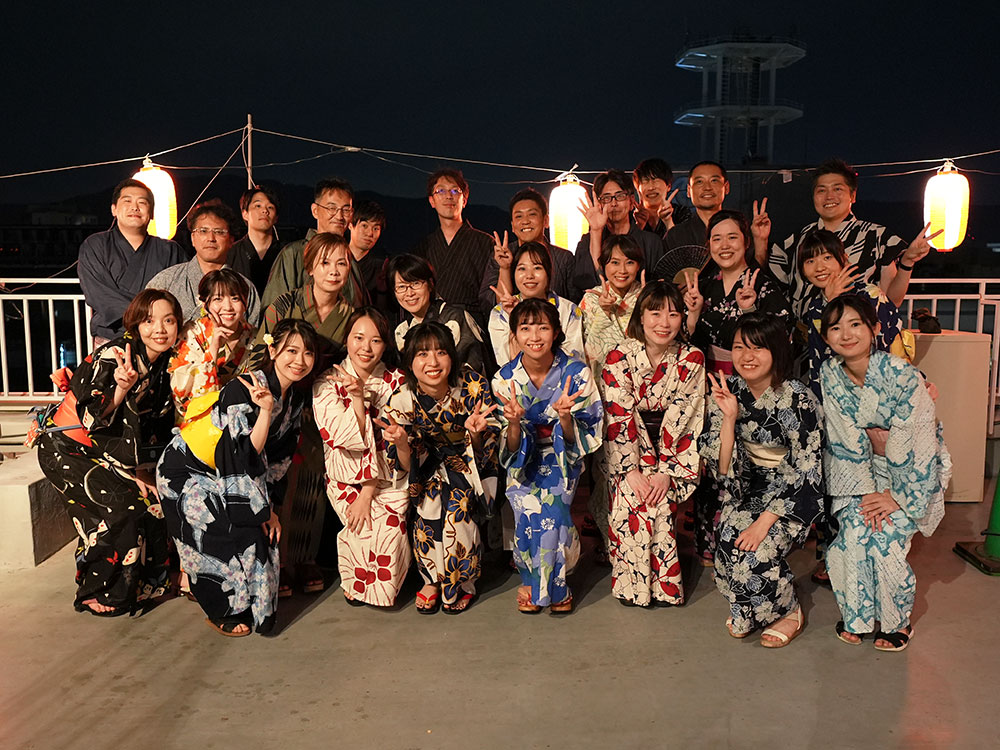 祇園祭宵山ビアパーティーの様子