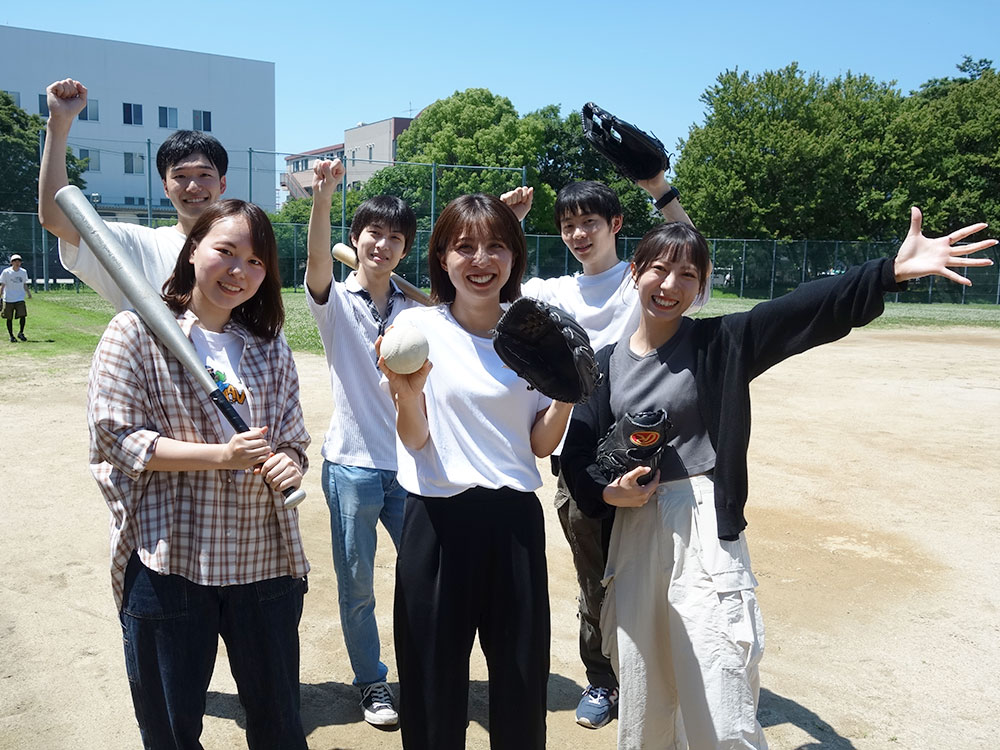 ソフトボール大会＆BBQの様子